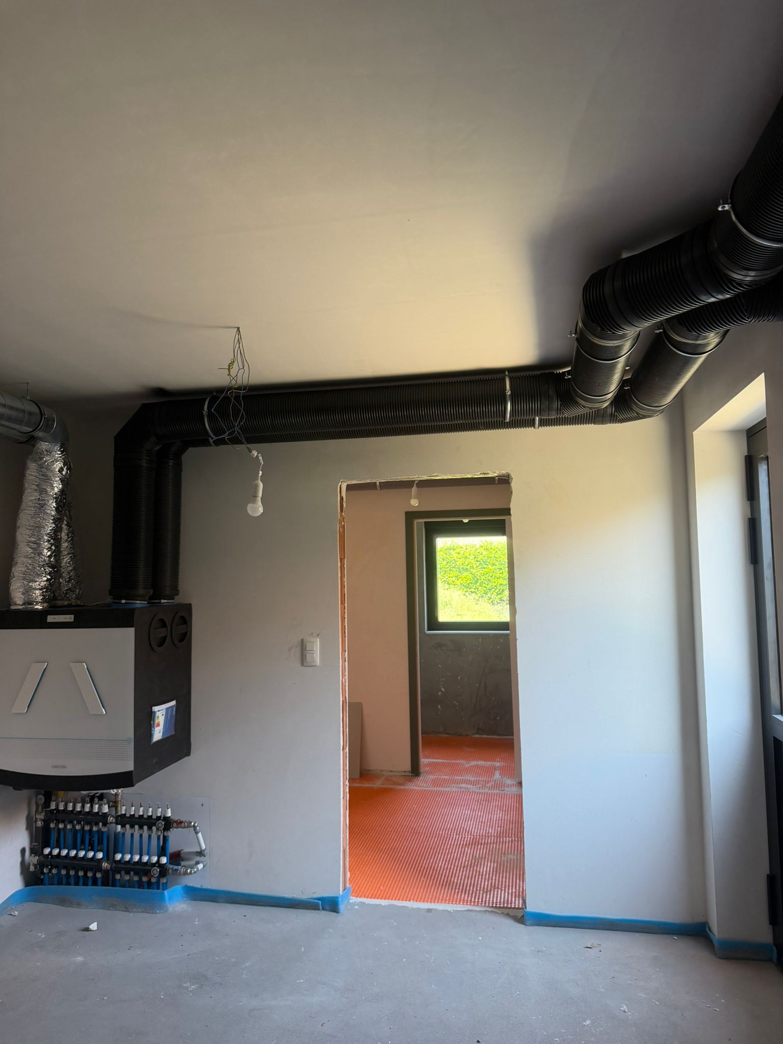Ventilatie- en warmtepompinstallatie